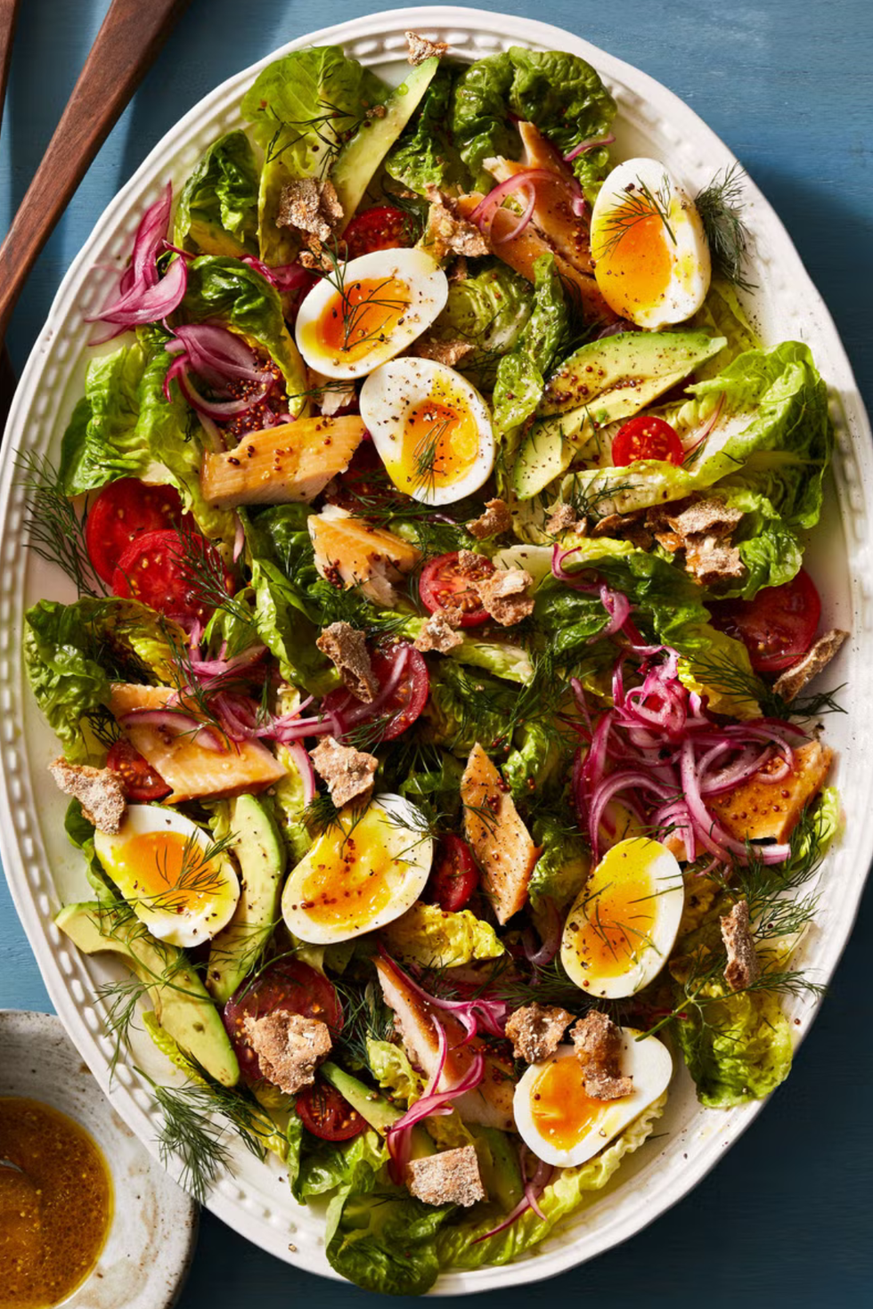 mothers day dinner smoked trout salad