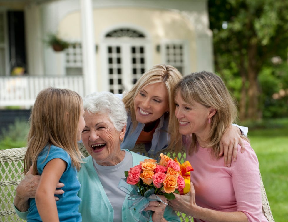multiple generations of moms celebrating mother's day