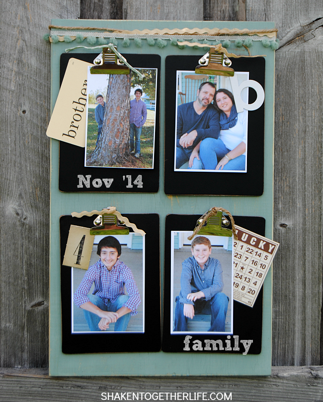 clipboard photo display