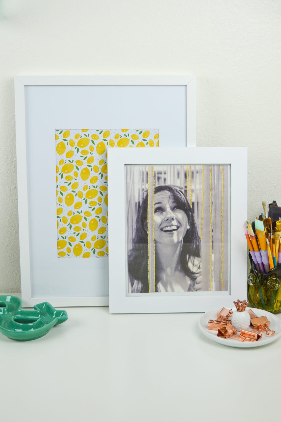 embroidered photo art