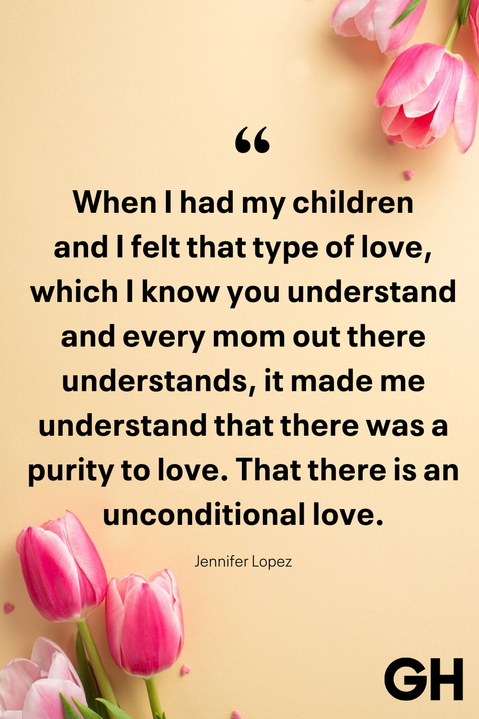 the slide contains a designed mother's day quote