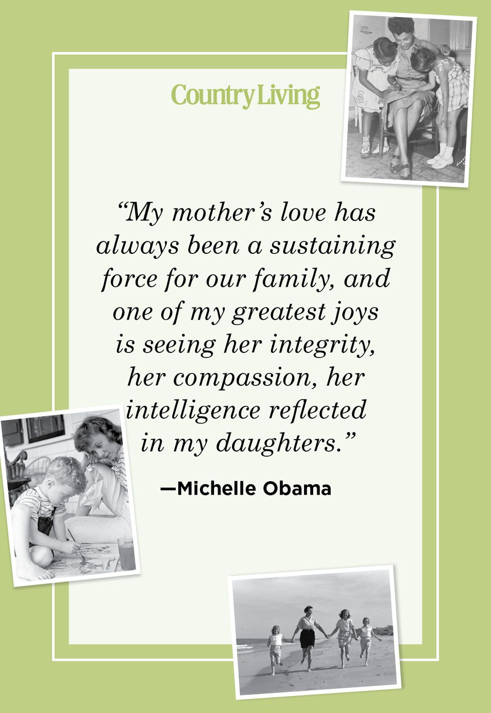 mother's day quote by michelle obama