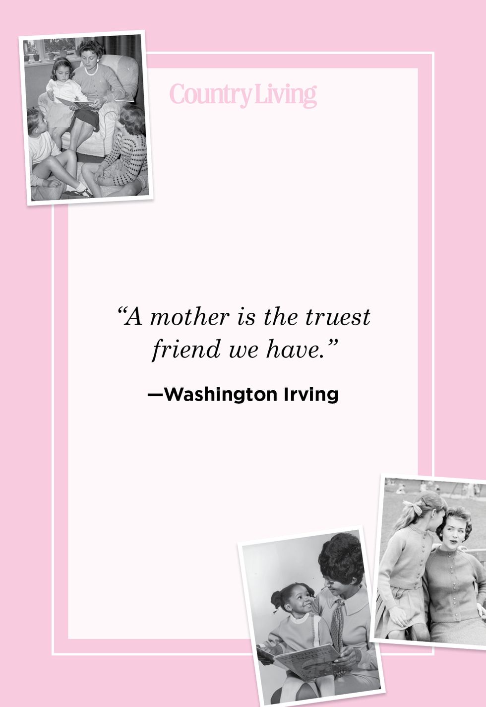 mother's day quote by washington irving