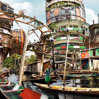 olalekan jeyifous, shanty mega structures makoko canal, 2015