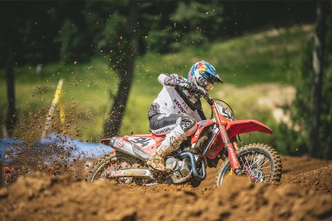 a photo taken of a fast motocross on the canon eos r3