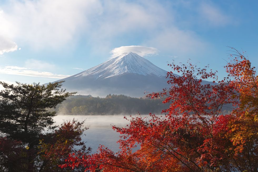 Mount Fuji in Japan.
