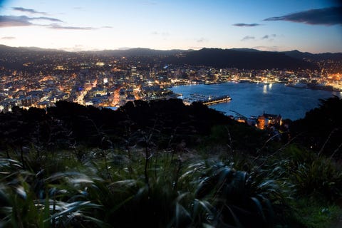 De Mount Victoria Overlook is de ideale plek om bij zonsondergang te picknicken en de stad s avonds tot leven te zien komen