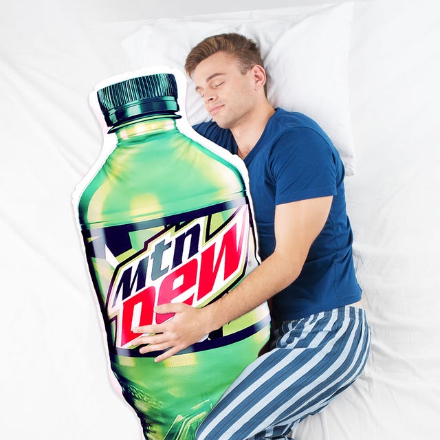 mountain dew bottle body pillow