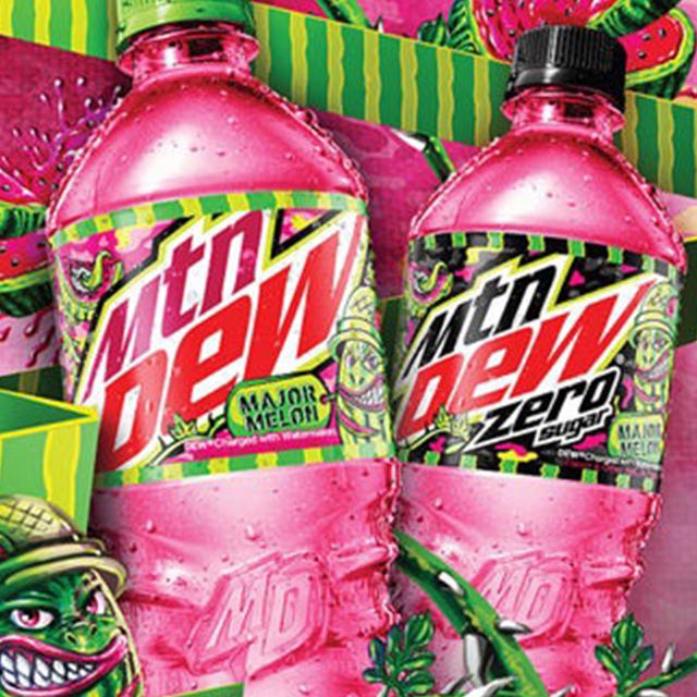 mountain dew major melon watermelon flavor