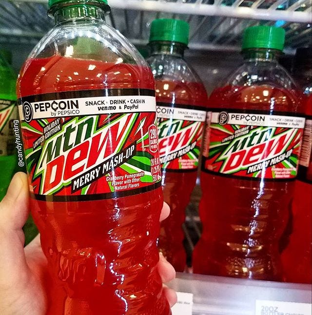 Merry Mash-Up Mountain Dew Is Coming Back For 2019