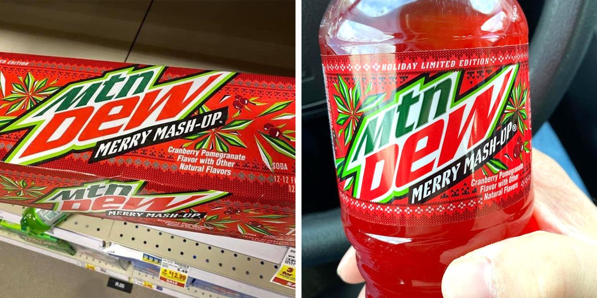 Mountain Dew’s Merry MashUp Flavor Is Back With New ChristmasWorthy