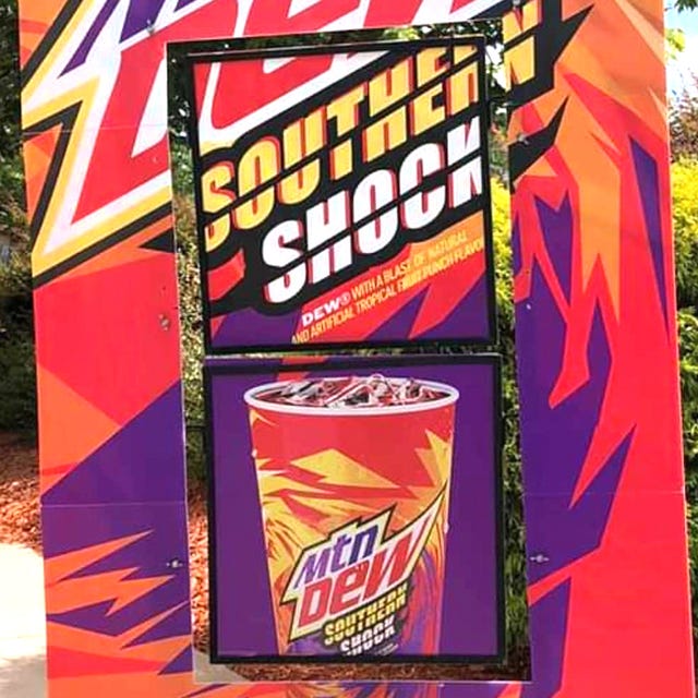 Mountain Dew’s New Southern Shock Has a Blast of Tropical Punch Flavor