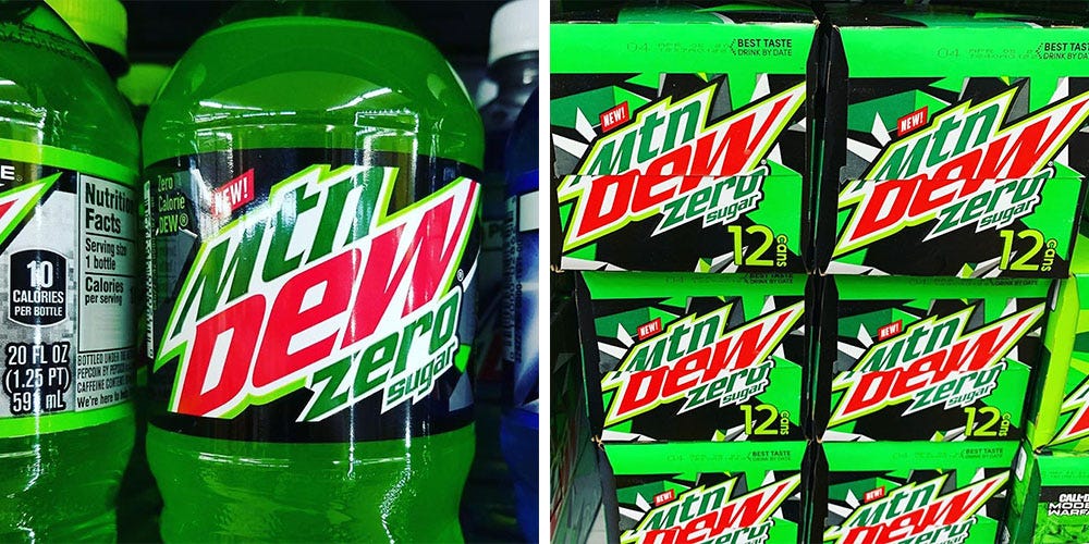 Mountain Dew Just Unveiled a Zero Sugar Soda That Tastes as Good as the ...