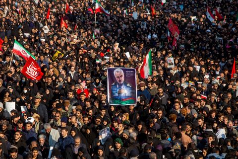 Funeral Held For Maj. Gen. Qassim Suleimani And Others Killed By U.S. Strike
