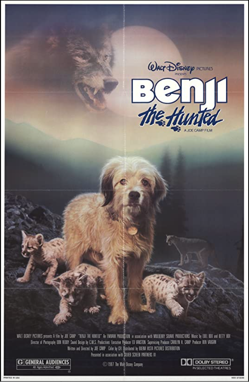 movie poster for benji the hunted