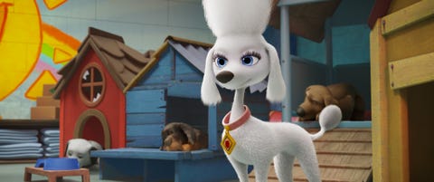 delores voiced by kim kardashian west in paw patrol the movie from paramount pictures photo credit courtesy of spin master