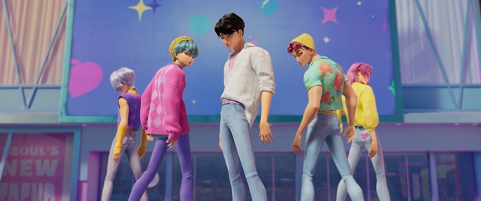kpop demon hunters when they aren't selling out stadiums, kpop superstars rumi, mira and zoey use their secret identities as badass demon hunters to protect their fans from an ever present supernatural threat. together, they must face their biggest enemy yet – an irresistible rival boy band of demons in disguise. ©2025 netflix