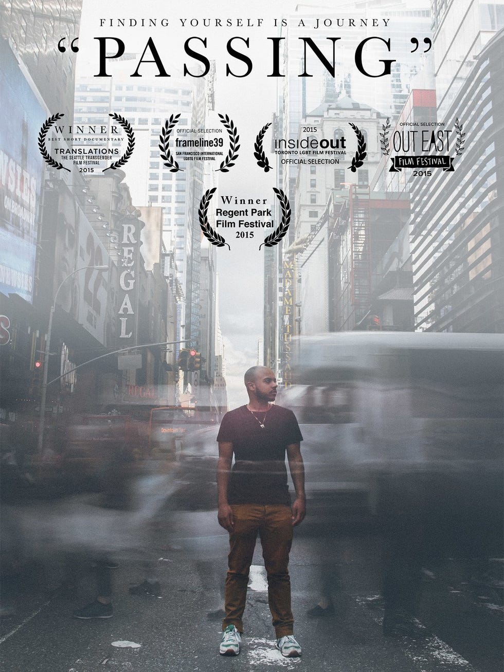 movie poster for passing