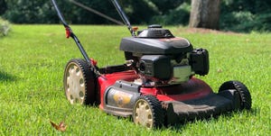 lawn, mower, edger, lawn mower, walk behind mower, grass, vehicle, grassland, outdoor power equipment, lawn aerator,