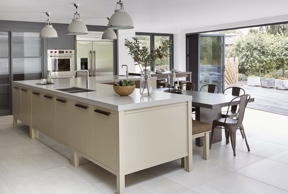 bespoke kitchen with island