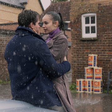 My Oxford Year my oxford year. (l to r) corey mylchreest as jamie and sofia carson as anna in my oxford year. cr. chris baker/netflix ©2024