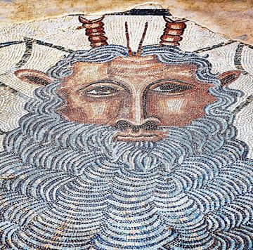 mozaiek spanje villa maternus oud romeinse kunst oceanus