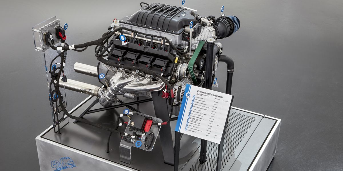 Mopar's Hellephant Is a 1000-HP Hellcat Crate Engine Taken to the Extreme