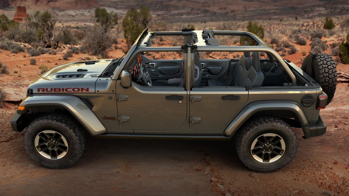 Jeep Wrangler Half-Door Option Available to Order, Starts at $2350