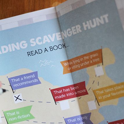 reading scavenger hunt for kids