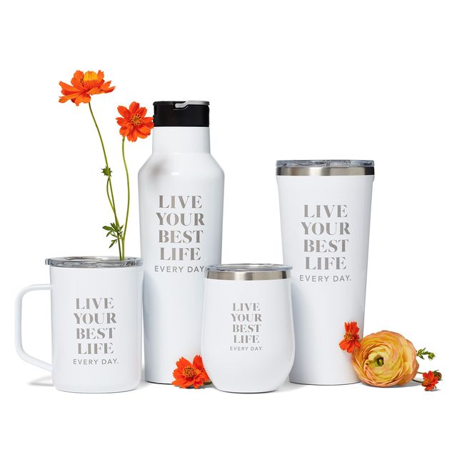 live your best life drinkware
