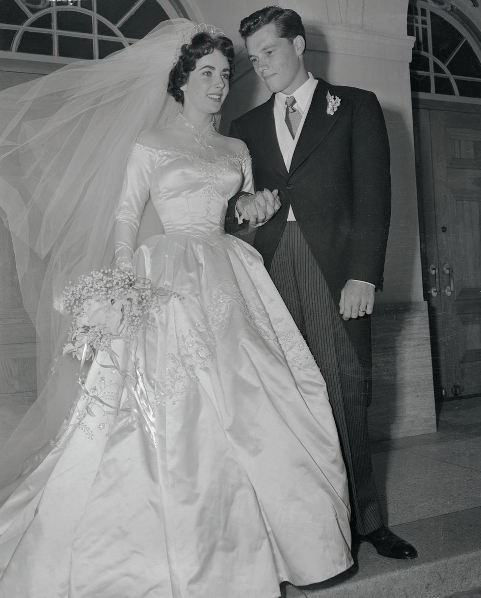 40 Vintage Celebrity Weddings Photos From the 1950s