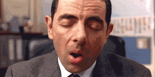 sleep, Mr Bean, falling asleep