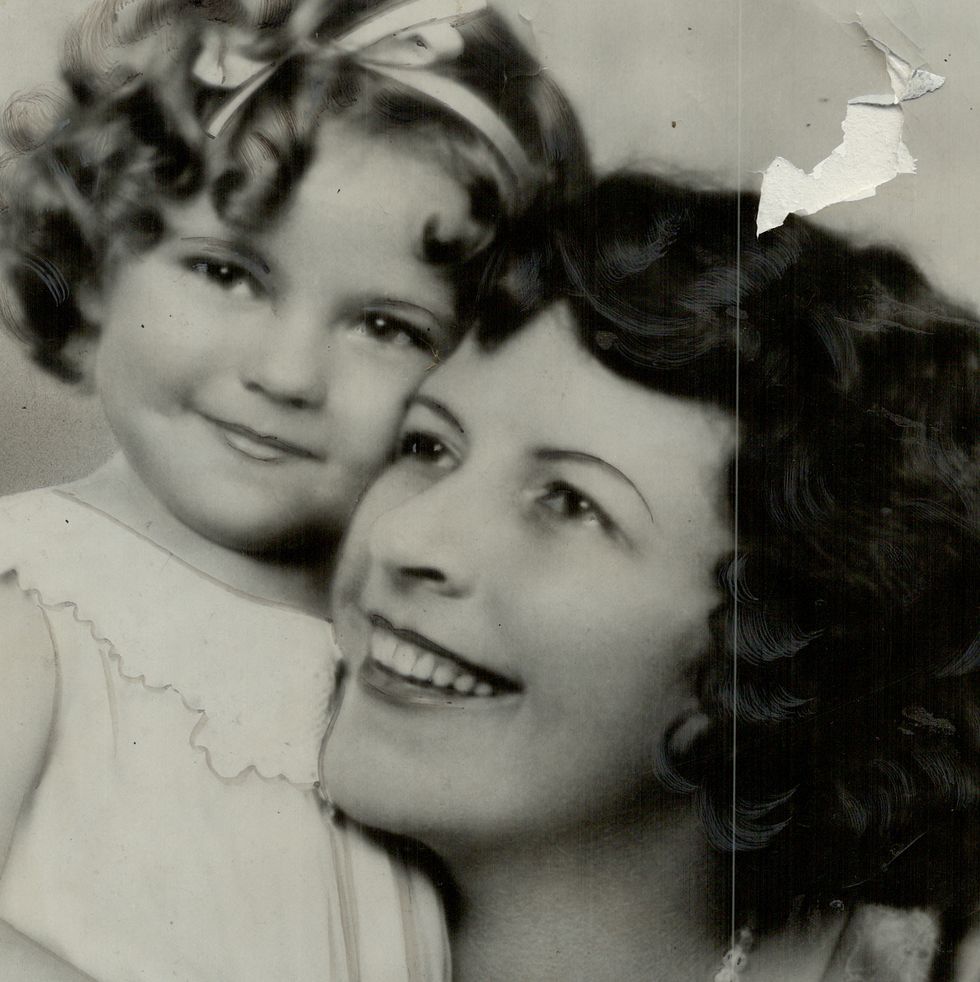 shirley temple and mother