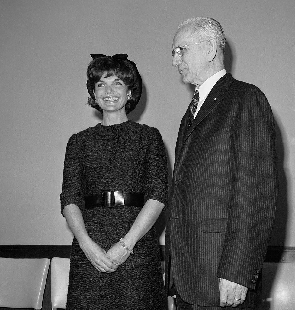 jacqueline kennedy conversing with john mccormack