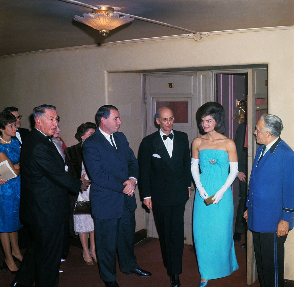 Jackie kennedy blue dress sale