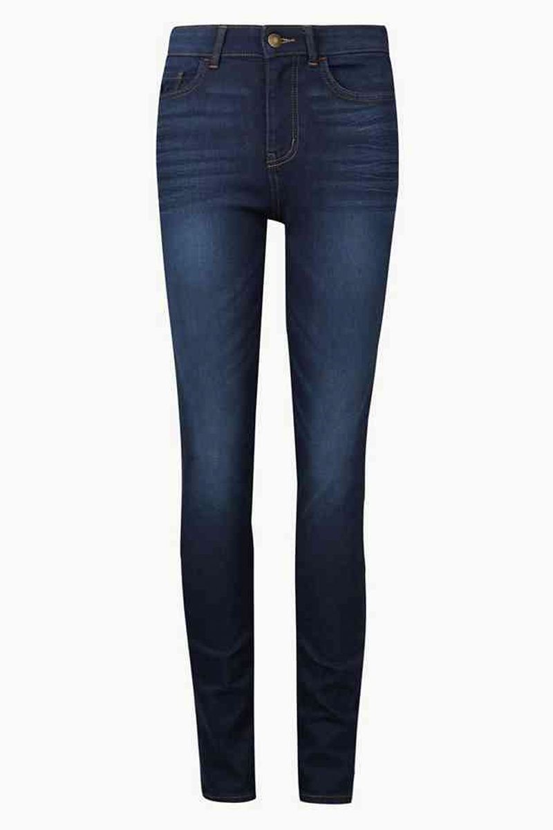 Buy Marks & Spencer Women Navy Blue Mom Fit Light Fade Stretchable Jeans -  Jeans for Women 17184924