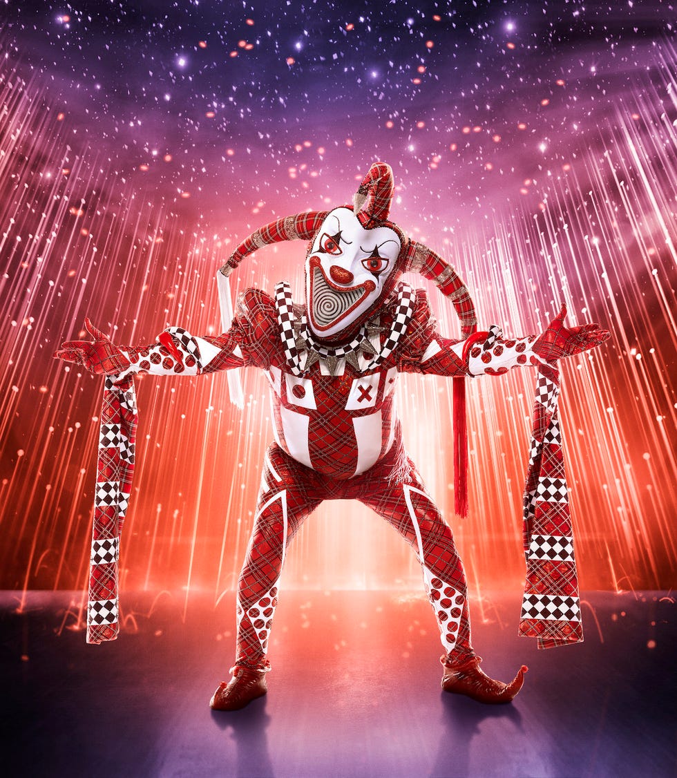 the masked singer jester cr michael becker  fox ©2021 fox media llc