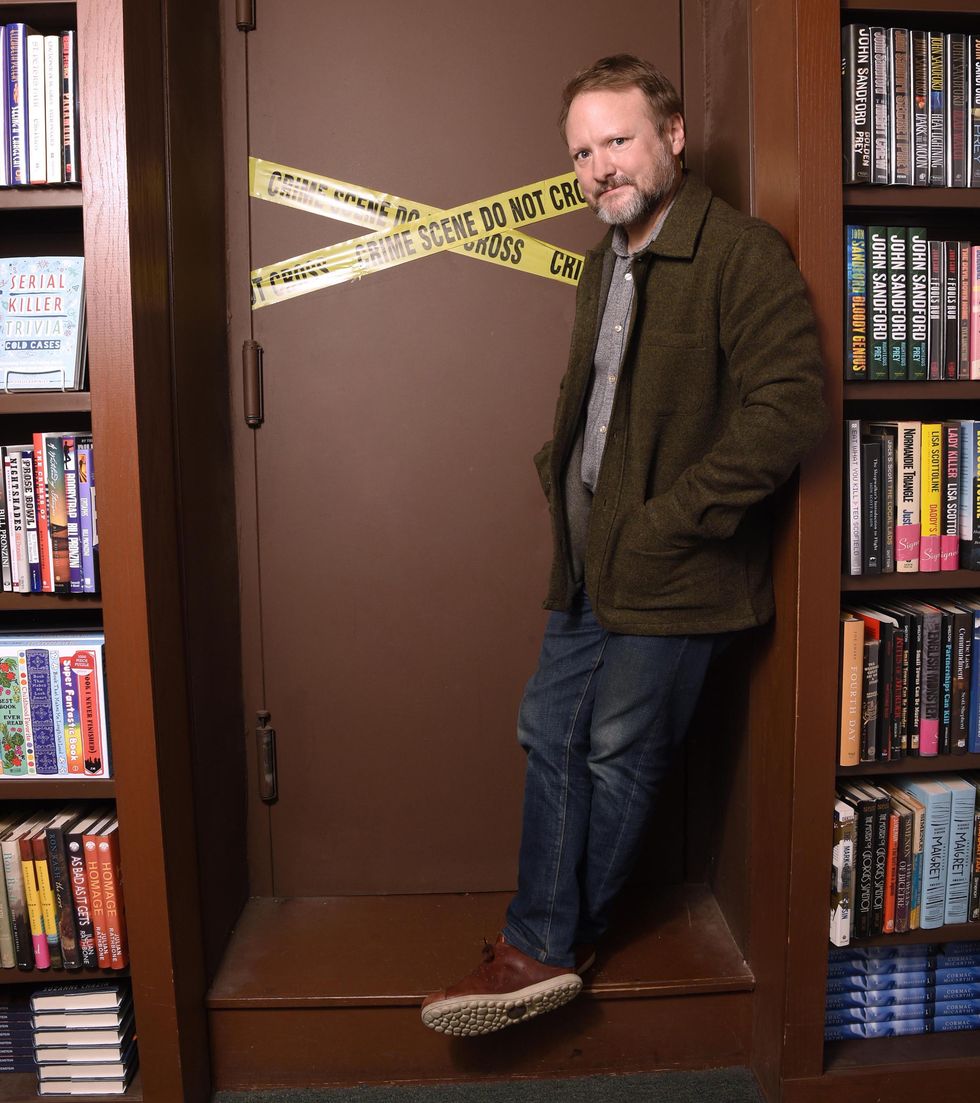 rian johnson at the mysterious bookshop