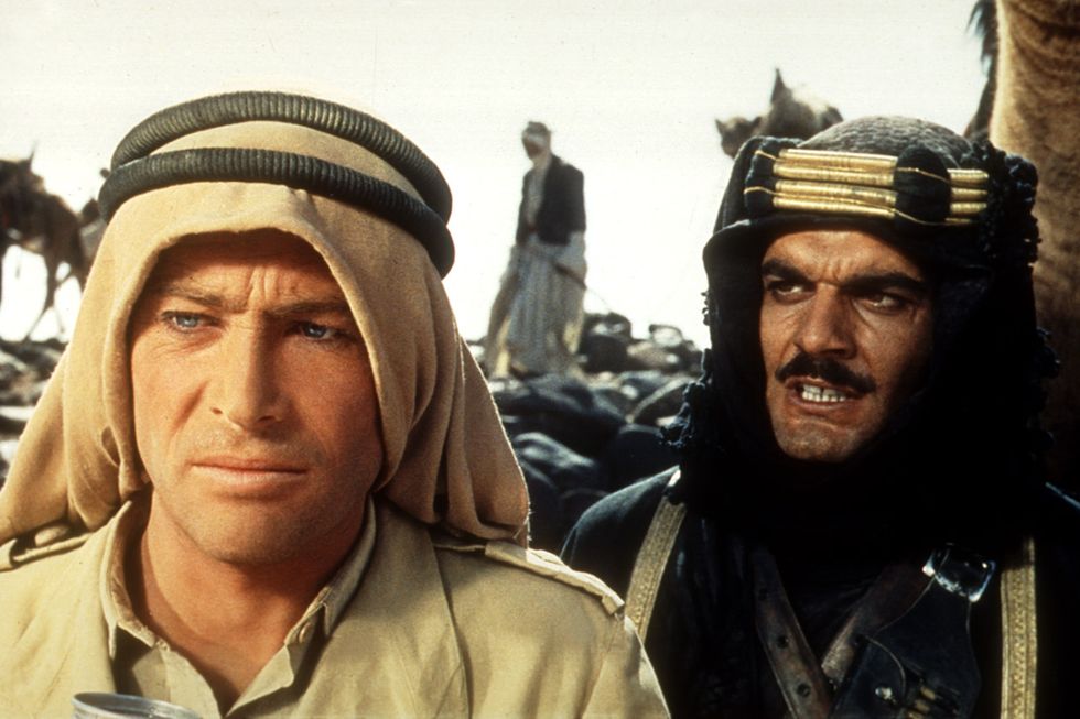 LAWRENCE OF ARABIA, Peter O'Toole, Omar Sharif, 1962,