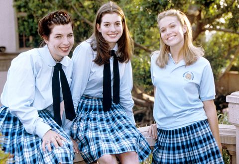 THE PRINCESS DIARIES, Heather Matarazzo, Anne Hathaway, Mandy Moore, 2001