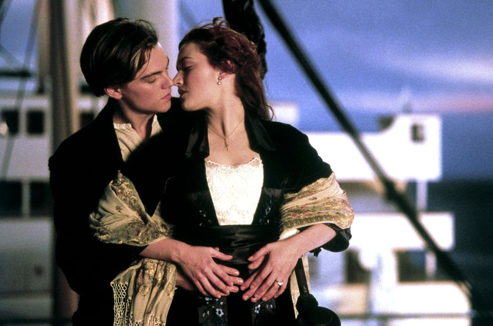 titanic, leonardo di caprio, kate winslet, 1997 tm and copyright c 20th century fox film corp all rights reserved courtesy everett collection