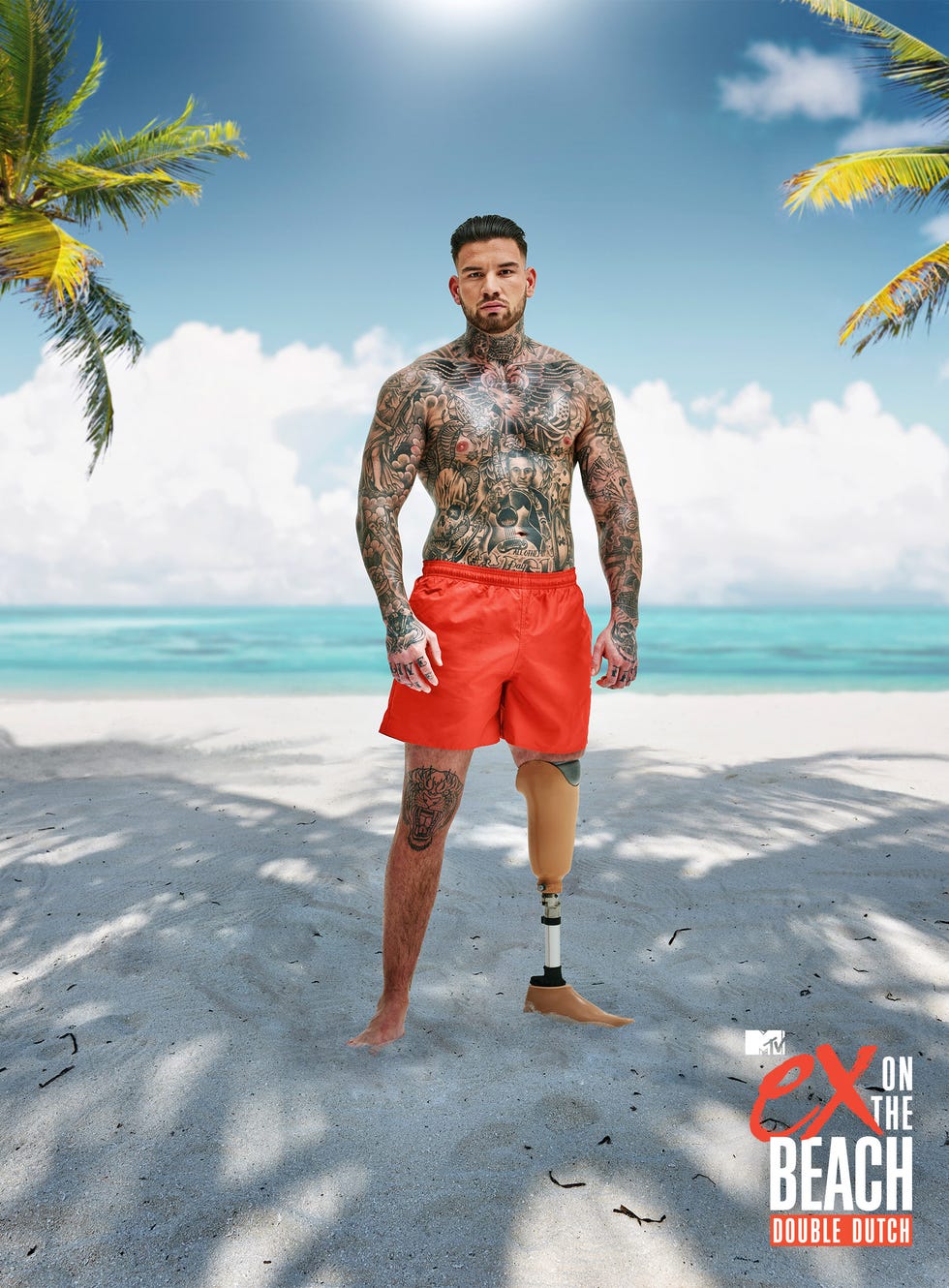 deelnemer danny van ex on the beach double dutch 2021