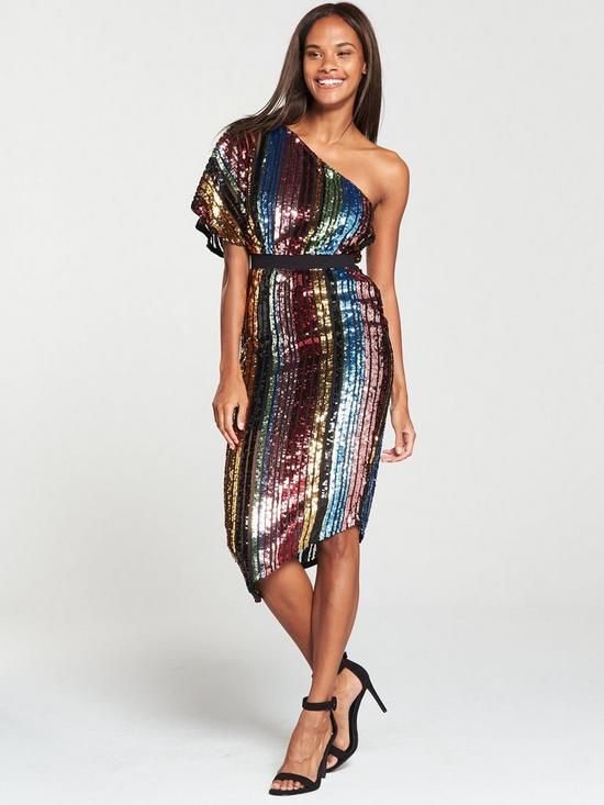 13+ Rainbow Glitter Dress