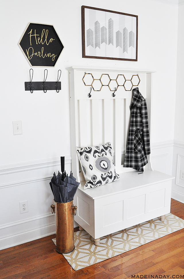 mudroom ideas - one piece of furniture