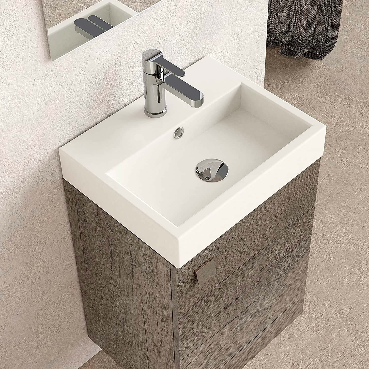 25 lavabos con mueble ideales para un baño pequeño