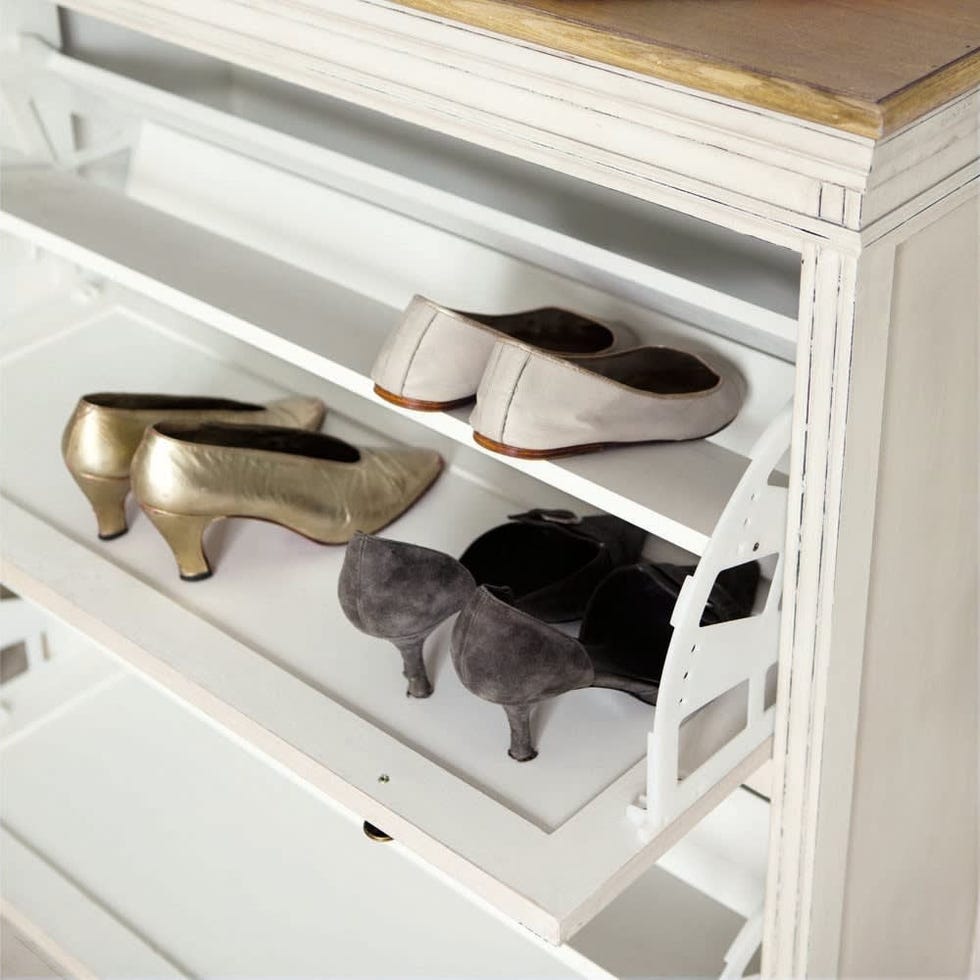zapatero color crema vintage maisons du monde