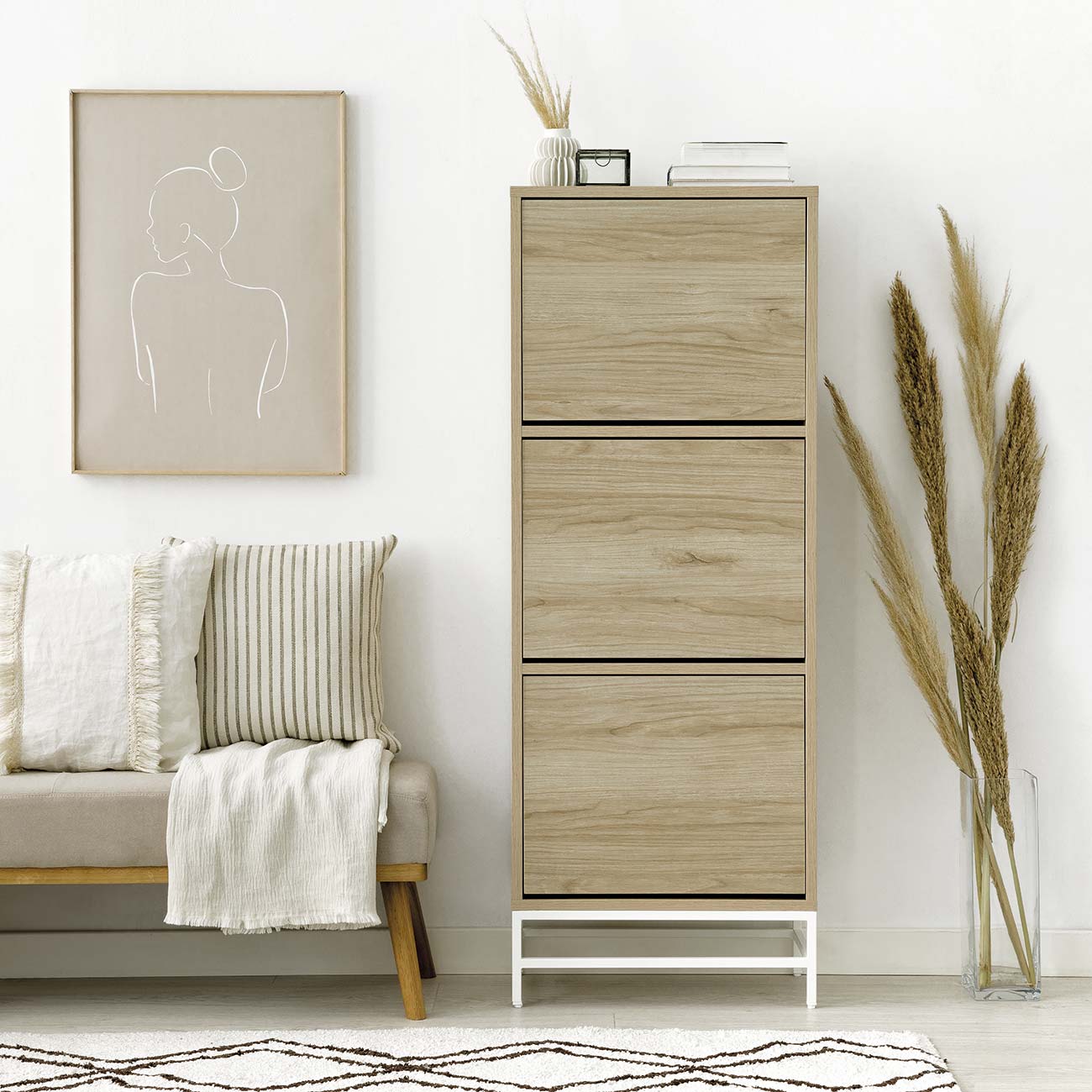 mueble zapatero de la colección ellen, de kenay home