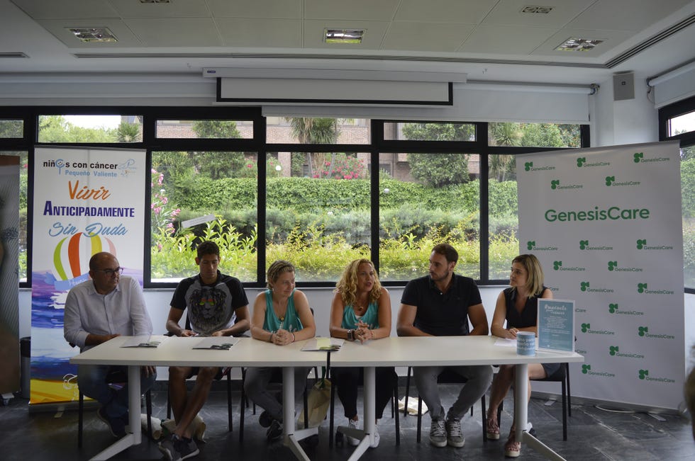 presentación, evento, genesiscare, deportistas, elite, cancer