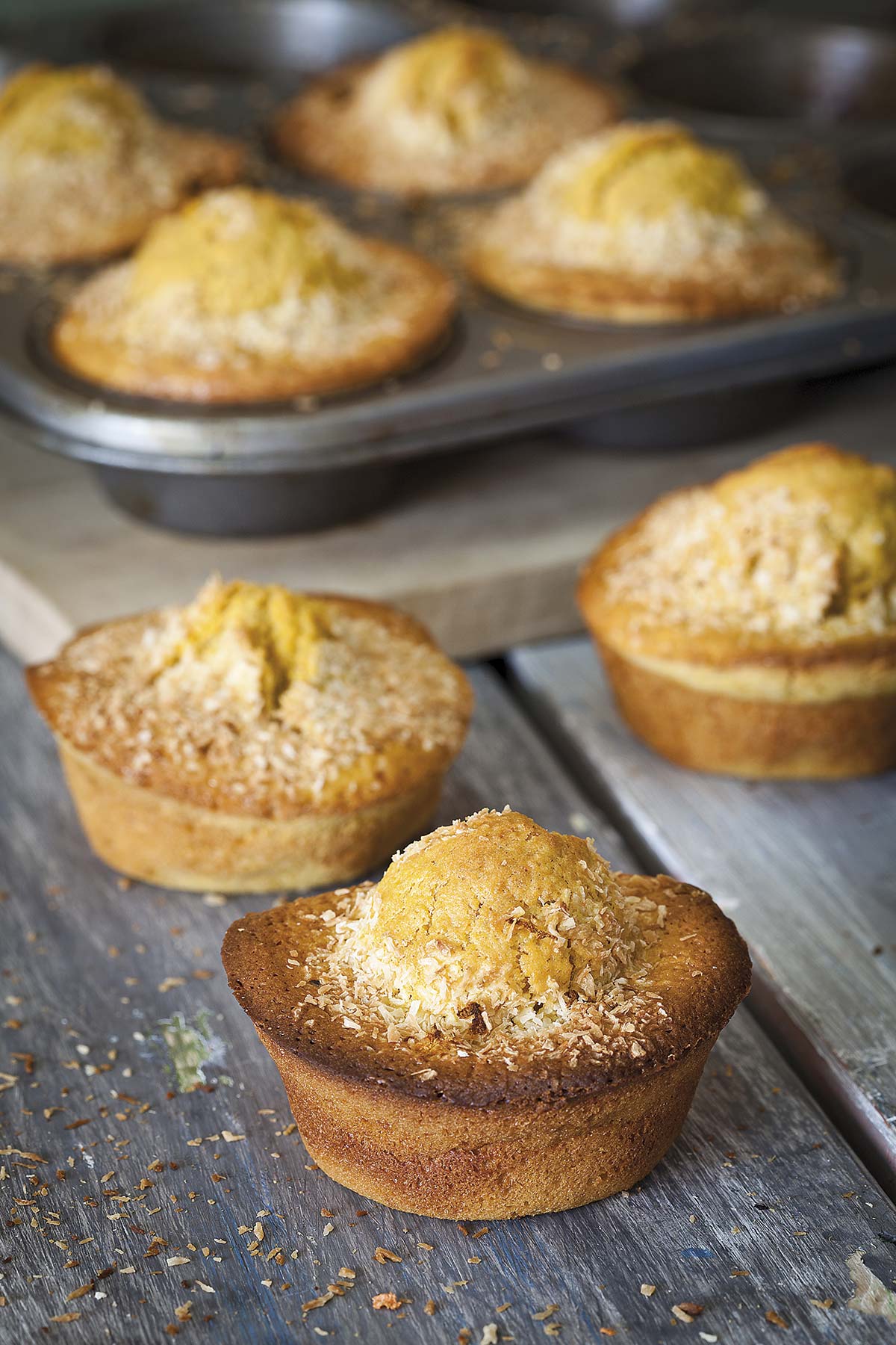 receta muffins de zanahoria y coco