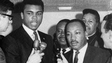 Muhammad Ali and Martin Luther King Jr.